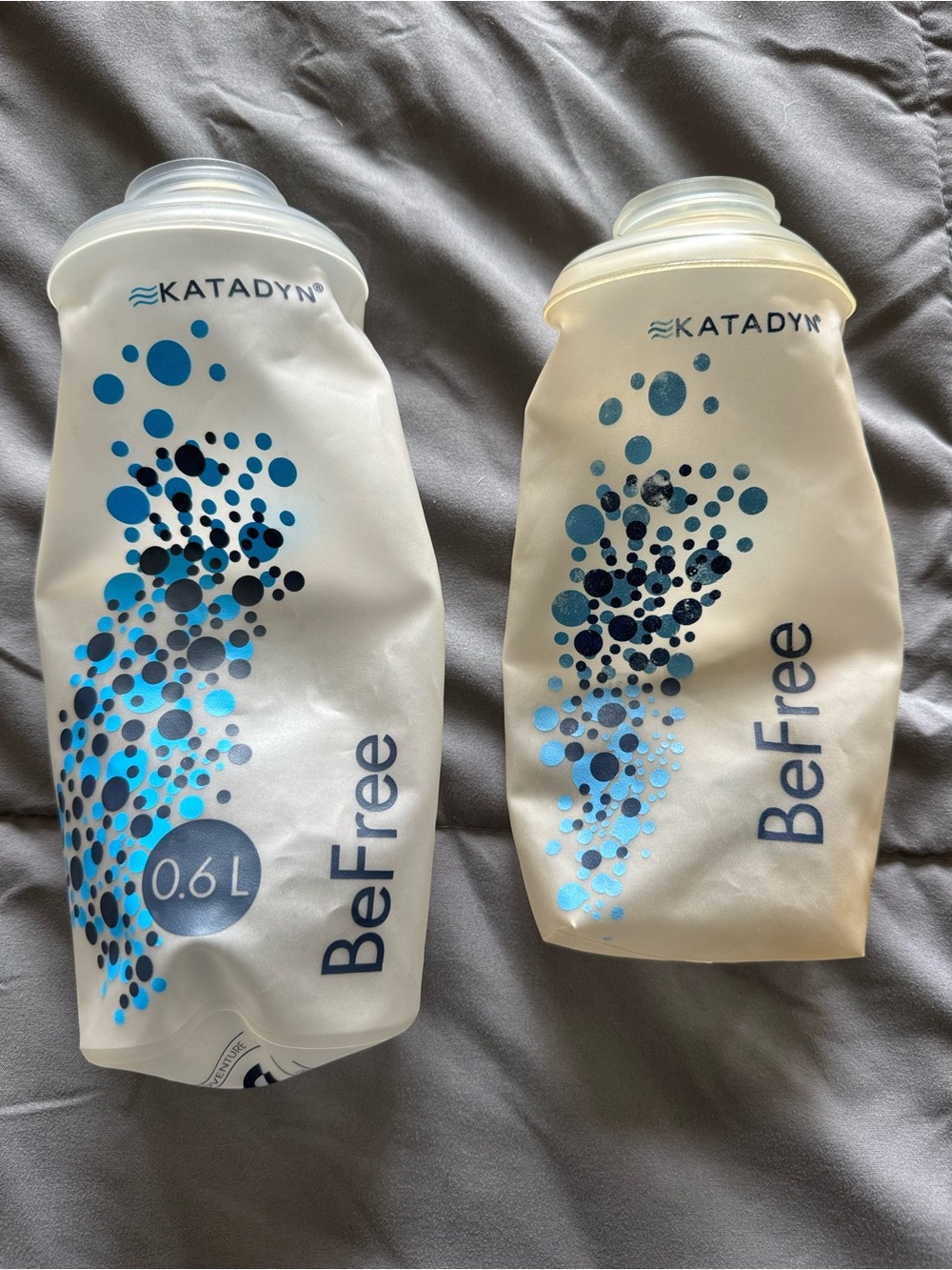 Katadyn BeFree Collapsible Water Bottles.